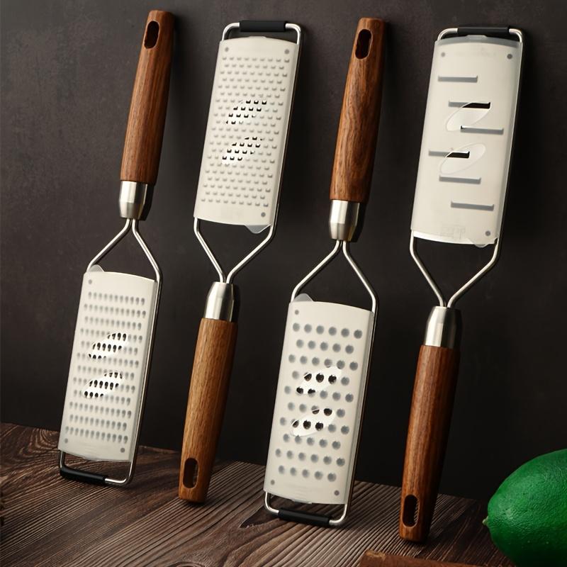 4pcs Set of Stainless Steel Graters, Multifunctional Vegetable Slicer for Lemon, Cheese, And Ginger