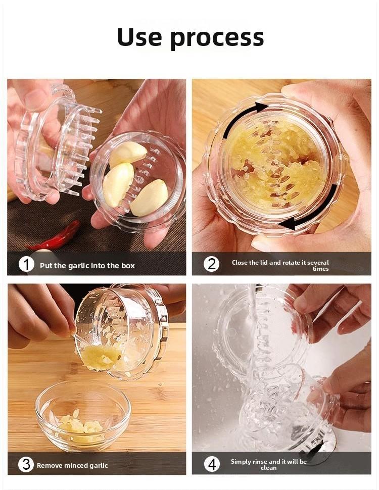 Garlic press, garlic grinder,crusher, chopper peeler mincer, kitchen utensils