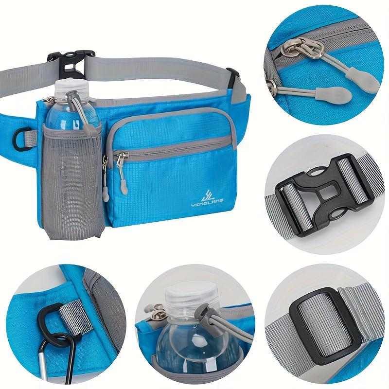 1pc Sports Outdoor Casual Waist Pack Multi-Functional Water Bottle Waist Belt Bag Waist Pouch for Jogging Fitness, Shopping, Hiking, Back to School, Marathon Competition And More