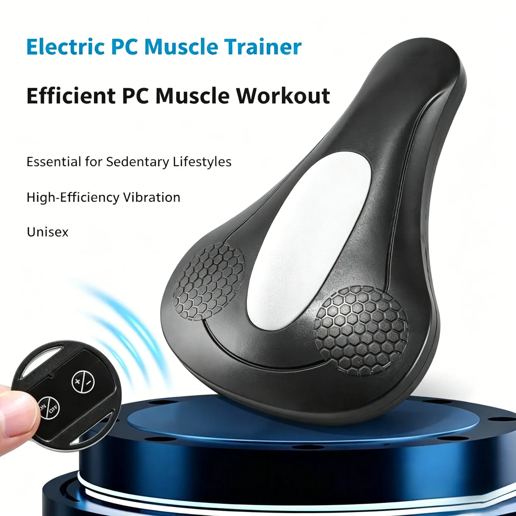 Remote Control Postpartum Pelvic Floor Repair Trainer - Skin-Friendly Silicone PC Muscle Assist Device with Vibration Massage, Touch Sensor for Muscle Workout, Kegel Training & Abdominal Simulator Vibration Trainers