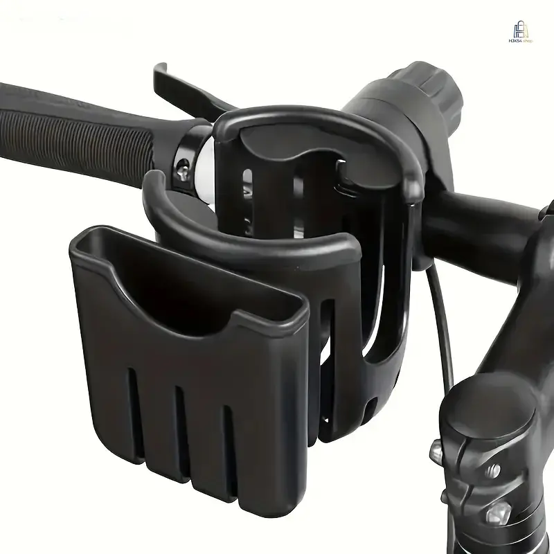 Bike Cup Holder |   Motorcycle Drink Mount Hot Sale |   ABS 2-in-1 Multifunctional Bracket |   Universal Cell Phone & Water Bottle Storage |   Shockproof Stable Anti-Slip |   Commuting Road Trip Camping Holiday Cycling Accessory