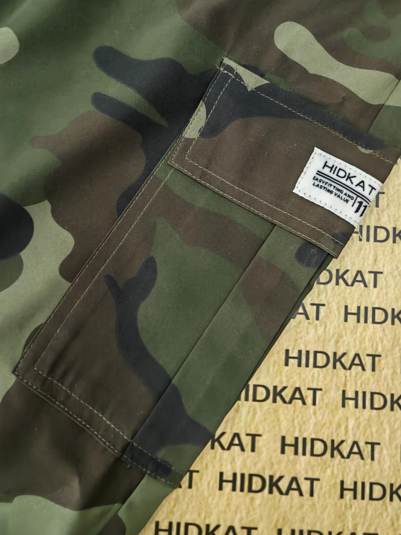 Women'S Camo Cargo Pants - Loose Fit Trousers with Drawstring Waist, Non-Stretch Fabric for Everyday & Outdoor - All-Season Casual Pants for Women, Outdoor Clothing, Relaxed Fit Trousers, Durable Construction, Jogger Style, Comfortable Wear