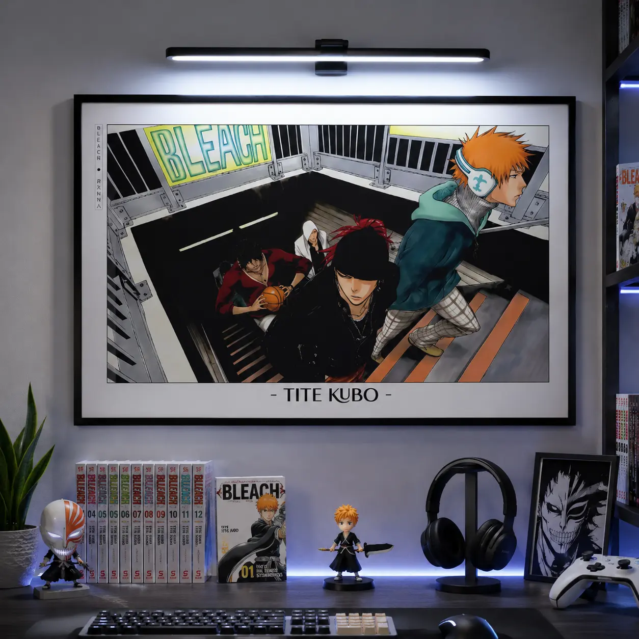 Bleach Anime Poster, Tite Kubo Manga Art Print, Shonen Anime Wall Art Home Decor, Gift For Fans vintage anime poster Anime Poster Wall Art Print tribute anime artwork manga lover anime fan