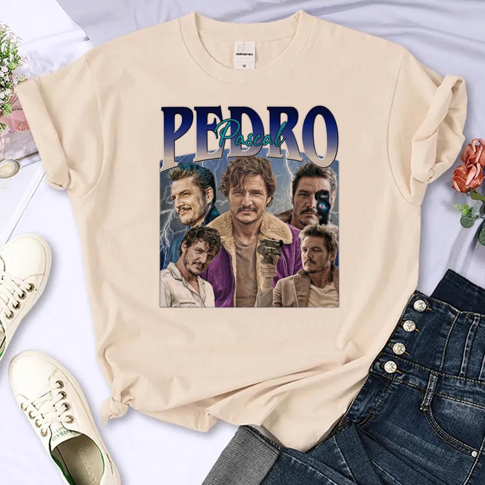 Pedro Pascal t shirt women summer anime t-shirts girl streetwear clothing