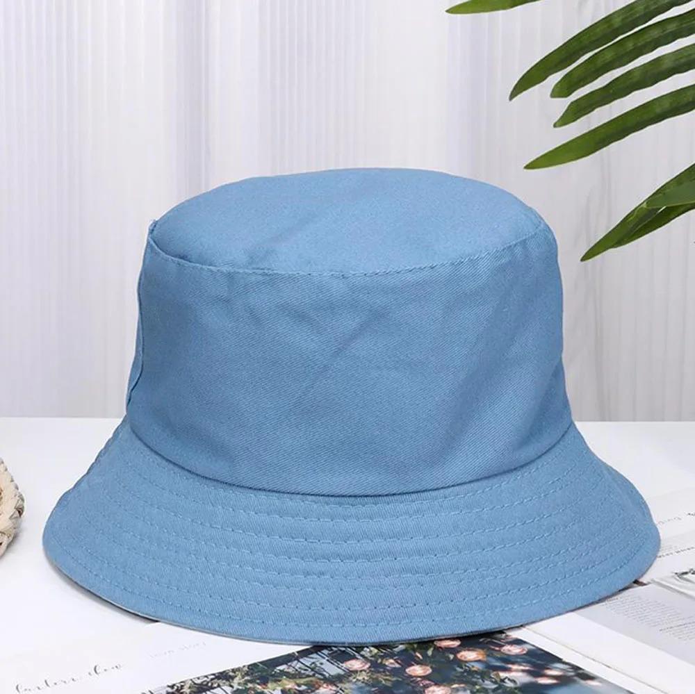 Foldable Bucket Hat Unisex Women Outdoor Sunscreen Hat Pure Color Fishing Hunting Cap Men Basin Chapeau Beach Cap