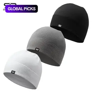 Unisex Winter Warm Skull Cap for Men Women,Lightweight Beanie Cycling Hat Breathable Helmet Liner Multifunctional Skull Caps, Breathable Material