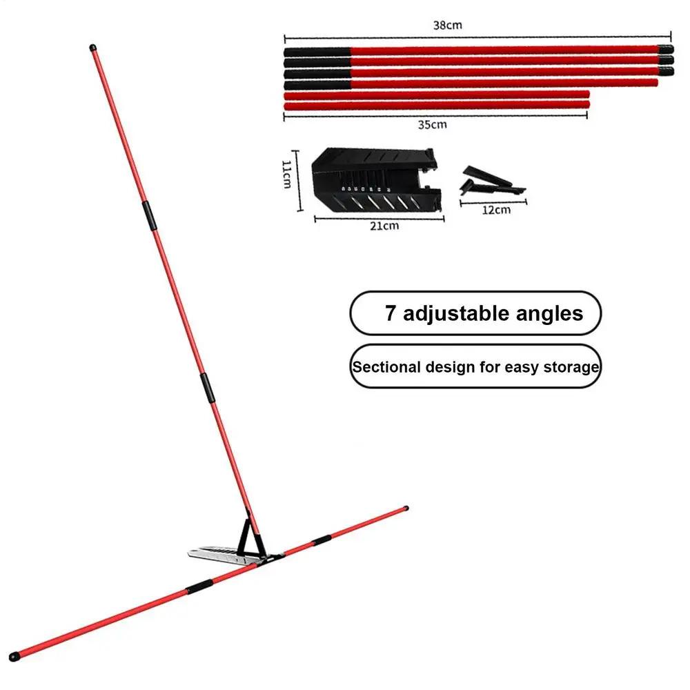Golf Swing Alignment Rod Golf Alignment Stick Holder Swing Practice Plate Trainer Swing Angle Adjustment Posture Correction Aid Golf Swing Alignment Rod Golf Alignment Stick Holder Swing Practice Plate Trainer Swing Angle Adjustment Posture Correction Aid