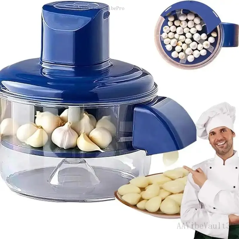 Electric Fruit & Vegetable Peeler with Fruit Vegetable Cutter - High-Efficiency Automatic Garlic Peeling Machine, Easy-To-Use Kitchen Tool by AAVibeVault32AA48KitchenVibePro