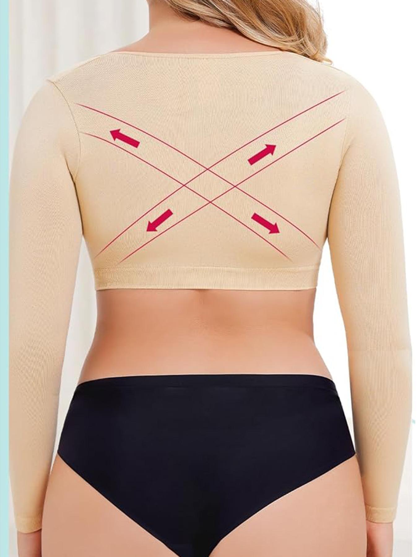 Women's Solid U-shaped Push Up  Shapewear Crop Top, Breathable Comfortable Shaper, Tummy Control Shapewear for Daily Wear, Shapewear Abdominal, Firm Tummy Control, Abdomen Shapewear