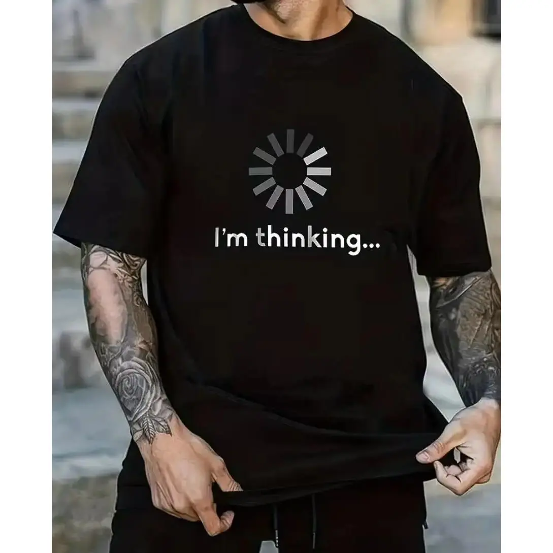 Loading... Thinking Men's Trendy Short-Sleeve T-Shirt