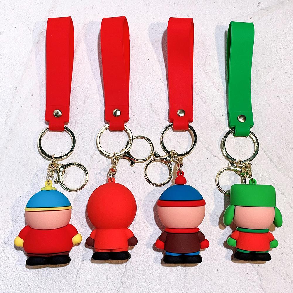 South Park keychain, South Park figurine, couple pendant, small gift for claw machines