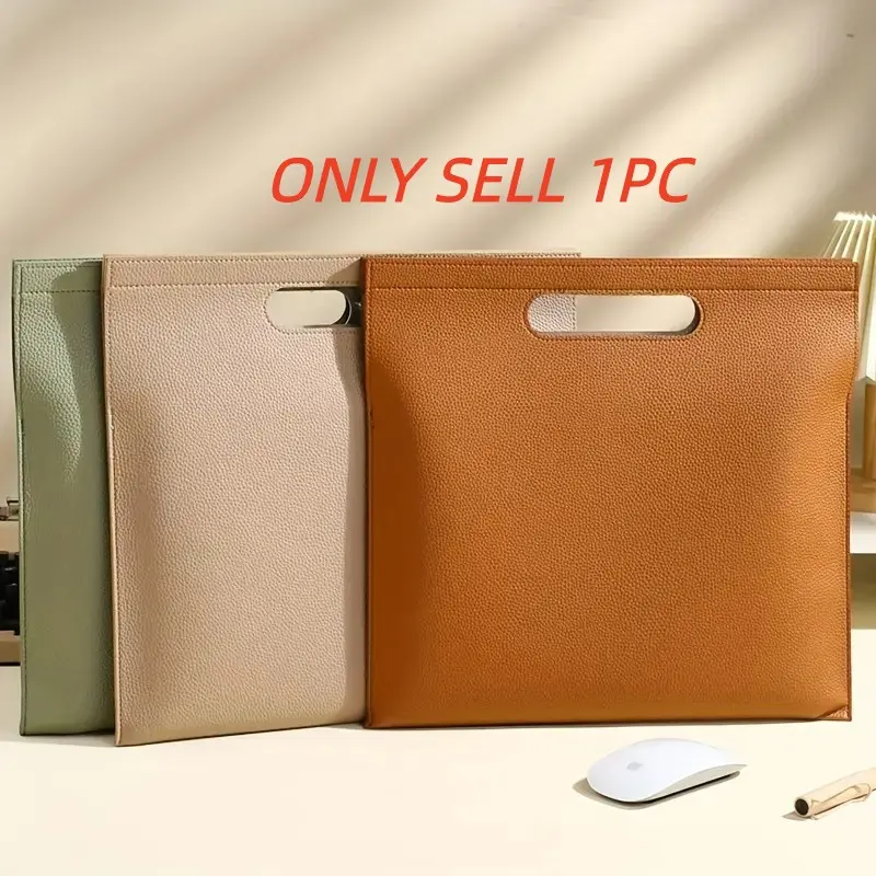 A4 File Folder, 1 Count Portable Large Capacity File Storage Bag, Durable Zipper File Folder, Office Organization Supplies for Home School Office, Files Organizer, Document Folder, Important Document Organizer, Folders For Documents, Filing Folders