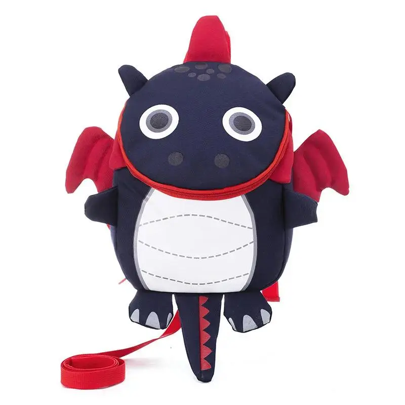 Rose Dragon School Backpack for Children Cute 3D Dinosaur Design Kids School Bags Boys Girls Schoolbag plecak szkolny
