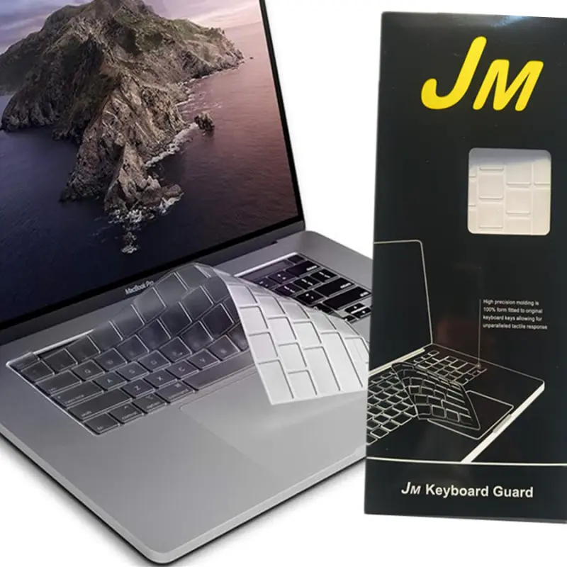 Premium Keyboard Cover for MacBook Pro 13 inch M2 2023 2022, 2021 2020 M1 A2338 A2289 A2251 Ultra Thin US Laptop Keyboard Covers Protector for MacBook Pro 13 with Touch Bar -Clear Laptop Accessories