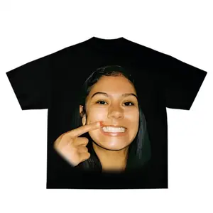 Karrahbooo Inspired Vintage Graphic T-Shirt Heavy Cotton Basketball 90s Style Big Face Celebrity Tee Hip Hop Vibes Y2K Aesthetic Throwback Streetwear Unisex