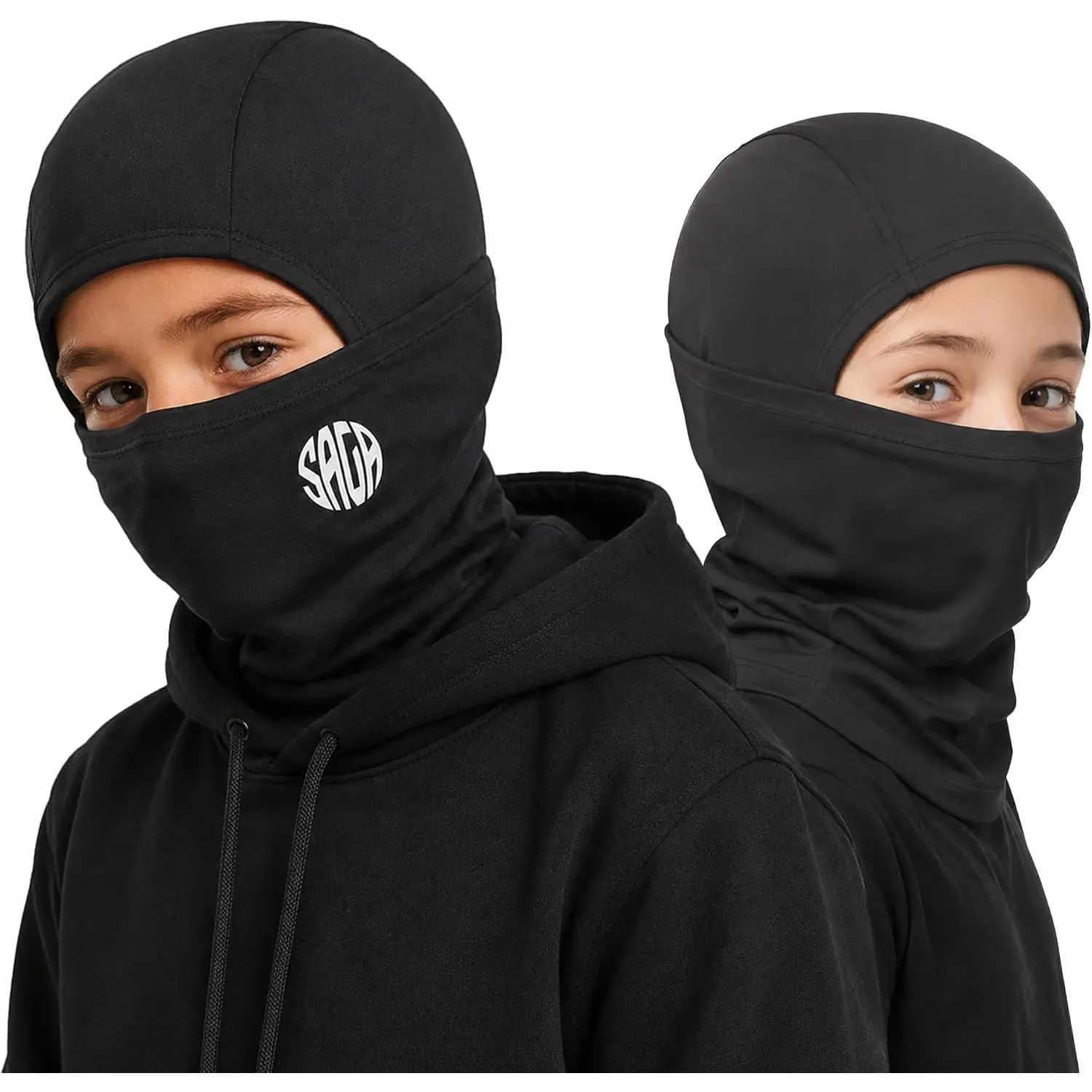 Balaclava Ski Mask for Boys & Girls – Fleece Lined Full  Mask, Windproof  Gaiter, Youth Winter  Cover for Skiing, Snowboarding, Sledding & Cold Weather Outdoor Play