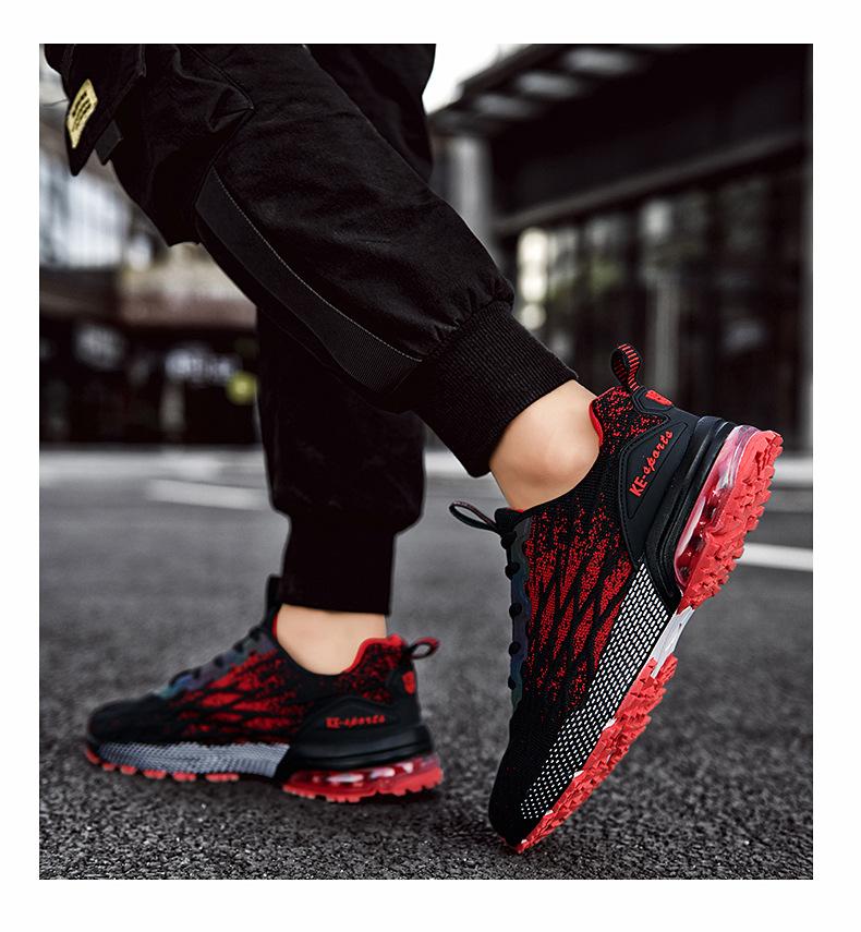 Mesler Men's Sporty Solid RoundToe Laces Trainers, Fashionable Lace UpFront Mesh Breathable Comfortable Sports Air Running Shoes Sporty Lightweight Breathable Running Shoes For Exercise & Daily Wear