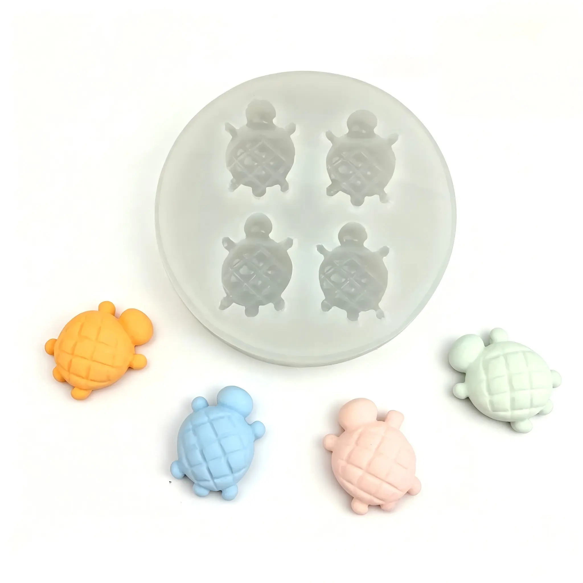 Turtle Mold, Animal Series Food Grade Silicone Mold, Ideal for Cake Decorations, Chocolate, Candy, Handmade Soap, Candle Making