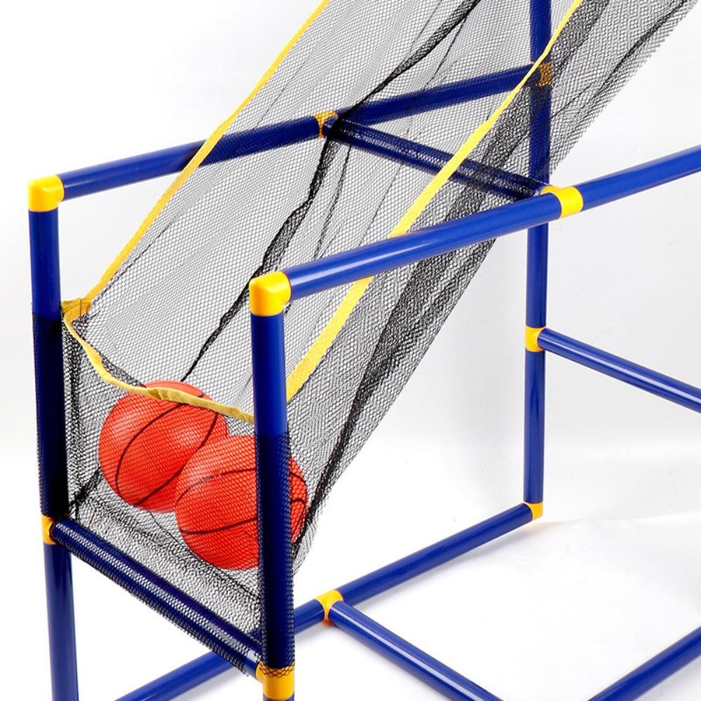 Two-Player Basketball Shooting Machine, Removable Hoop Frame, Indoor & Outdoor Use, Competitive Sports Game Equipment