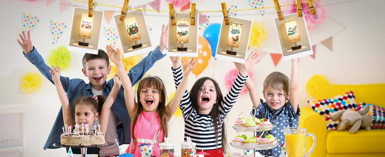 Small Table Lamp for Bedroom Set of 2 - Bedside Lamps for Night Stands, Minimalist Nightstand Light Lamp, Desk Lamps for Reading Room, Kids Room, Living Room, Office, Dorm