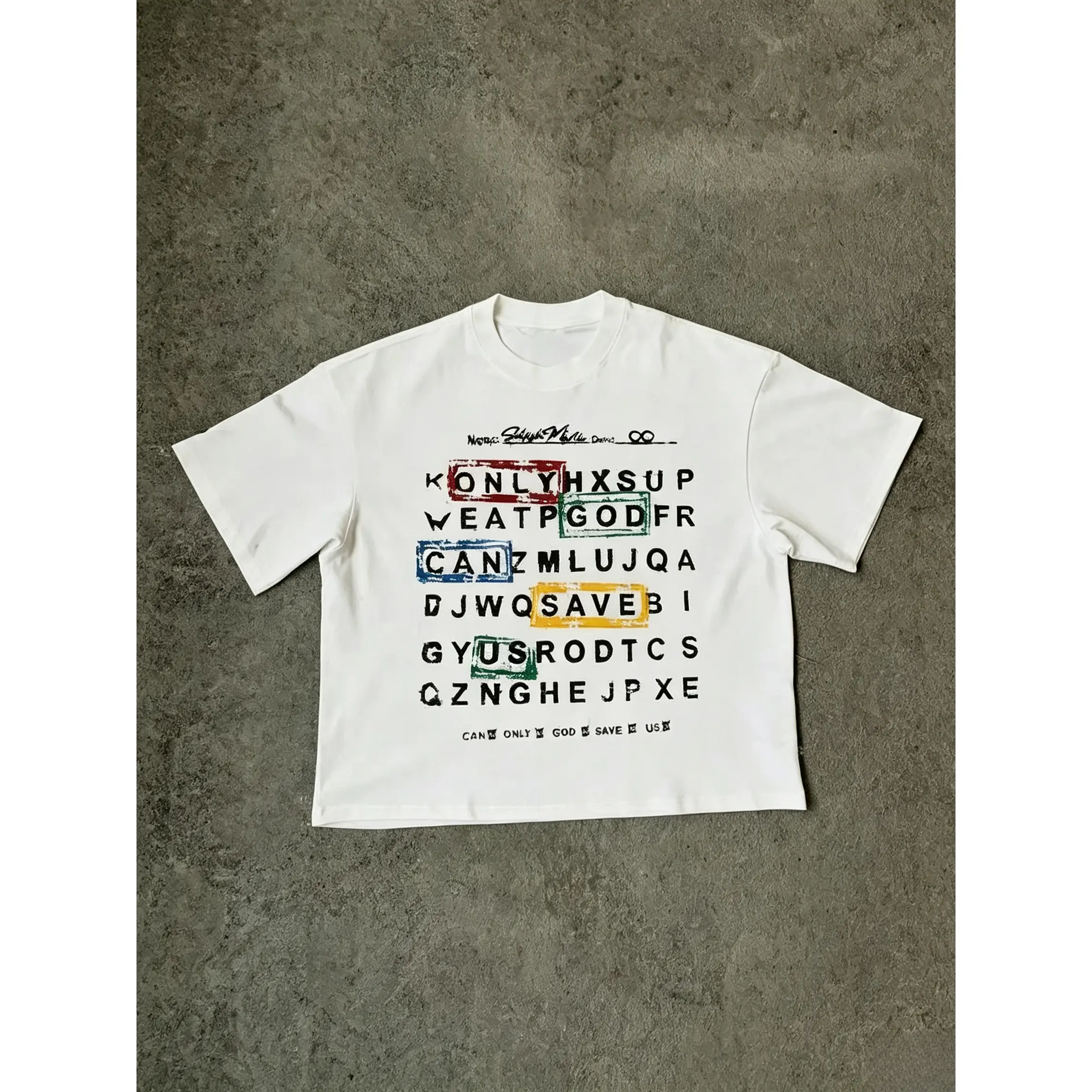 Men's Cotton Oversized Hip Hop Graphic T-Shirt, Vintage Gold Grillz Mouth Cross Diamond Chain Print Loose Fit Short Sleeve Tee, Retro Streetwear Breathable Casual Crew Neck Top for Rap Music Fans Daily Outfits