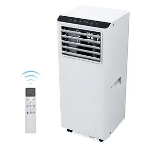 GAOMON Compact 8,000 BTU Portable Air Conditioner - Energy Efficient Cooling with Remote, 24H Timer & 4 Functions for Bedrooms, Dorms & Indoor Spaces (White Design)
