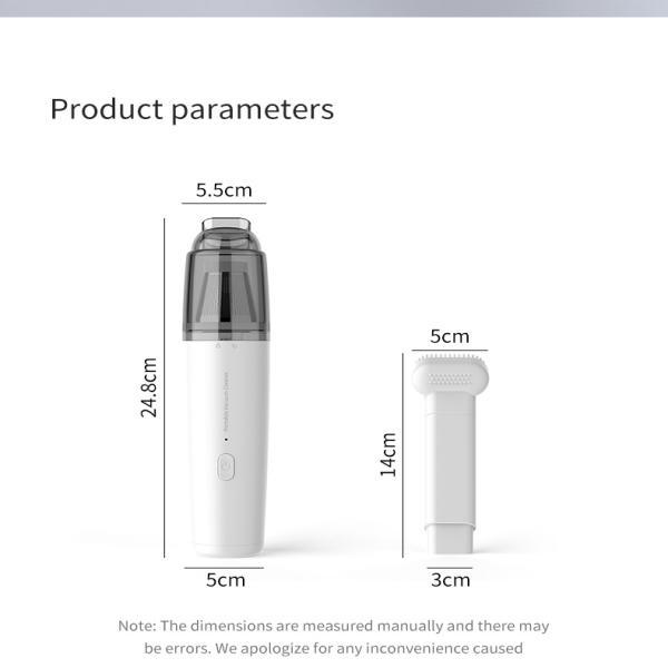 Mini Hand Held Vacuum Portable Keyboard Cleaner 8000-13000 Pa High Power Rechargeable 2 Speeds HEPA Filter for Home & Car Cordless Mini Vacuum Cleaner