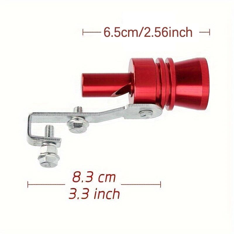 Car Turbo Sound Exhaust Whistle, Car Turbo Sound Exhaust Whistle with Clamp & Screw, Universal Car Exterior Accessories for Car Motorcycle Exhaust Pipes