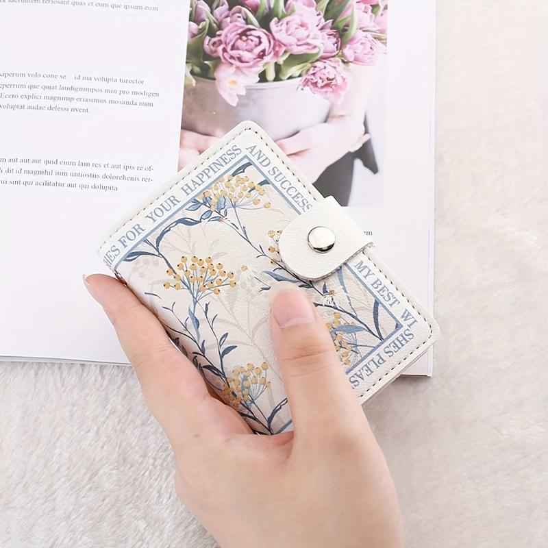 Stylish Women's Credit Card Holder, Compact Multi-Slot Wallet for Cards, Driver's License, Business Cards & Documents