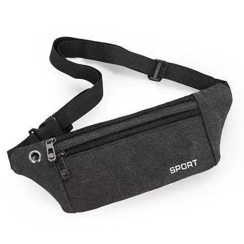 Fanny pack men's and women's new multi-functional outdoor sports close-fitting mobile phone bag trendy student Korean version casual messenger bag breast bag