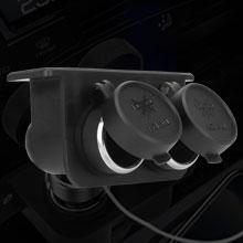 1PCS Cigarette Lighter Socket with Blade Fuse, 2-Socket Cigarette Lighter Splitter 12V Lighter Power Outlet Replacement Waterproof Plug for Car Marine Truck ATV RV 1PCS Cigarette Lighter Socket with Blade Fuse, 2-Socket Cigarette Lighter Splitter 12V Lighter Power Outlet Replacement Waterproof Plug for Car Marine Truck ATV RV