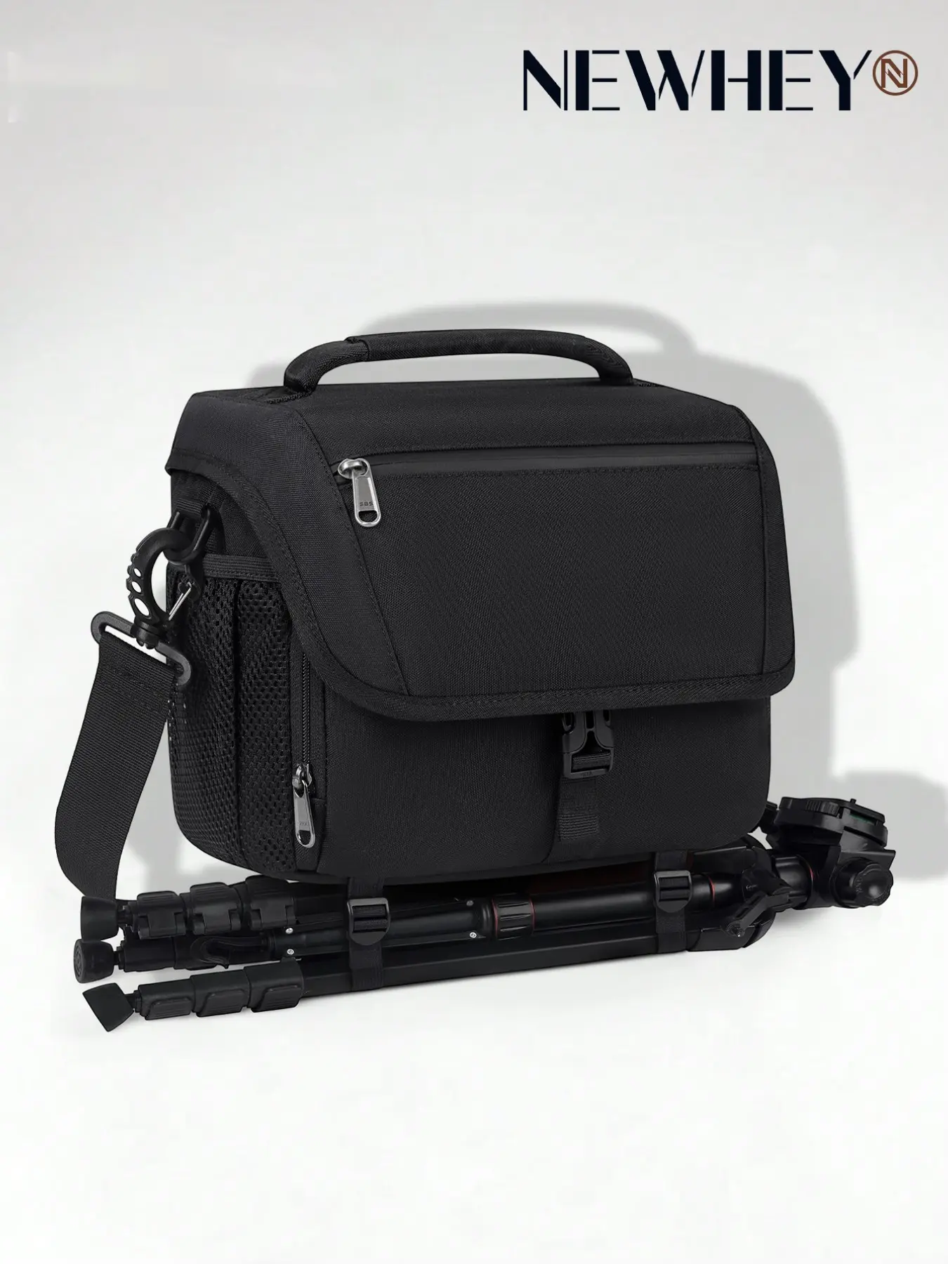 Waterproof Camera Bag with Tripod Holder and Handle, Adjustable Crossbody Sling Bag for Dslr/slr/mirrorless Cameras, Rain Cover for Canon/nikon/sony/fuji