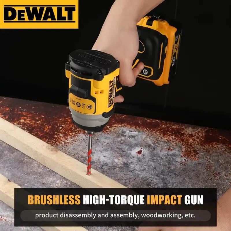 DeWalt DCF850 Impact Brushless Cordless Electric Drill 20V Lithium Battery Driver Heavy Duty Hardware Tool