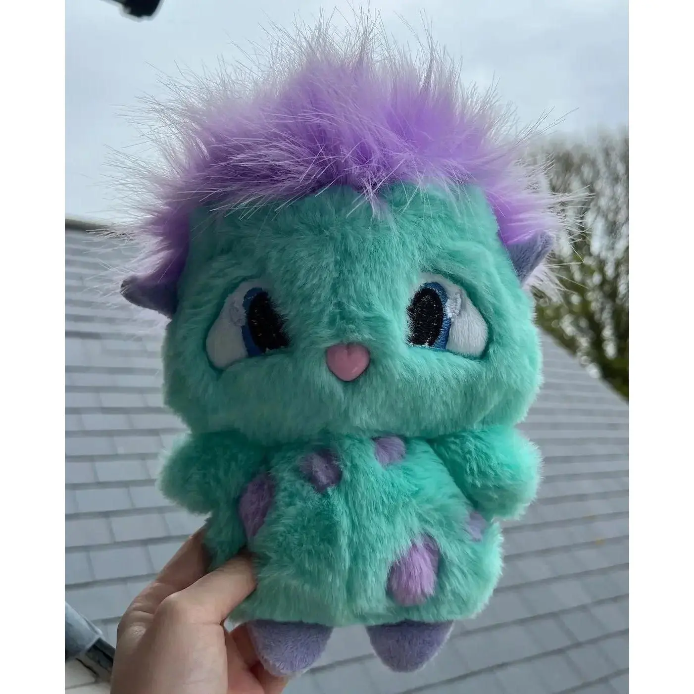 25cm Cute Bibble Stuffed Animal Collectibles, Soft Anime Cute Stuffies, Home Room Decor Dolls, Soft Cuddly Gift for Kids' Birthday