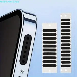 24-Pack Universal Smartphone Speaker Dustproof Mesh Covers, Sound Clarity Boost Easy-Install Protector, Battery-Free Phone Accessory for Daily Use & All-Occasion Gifts