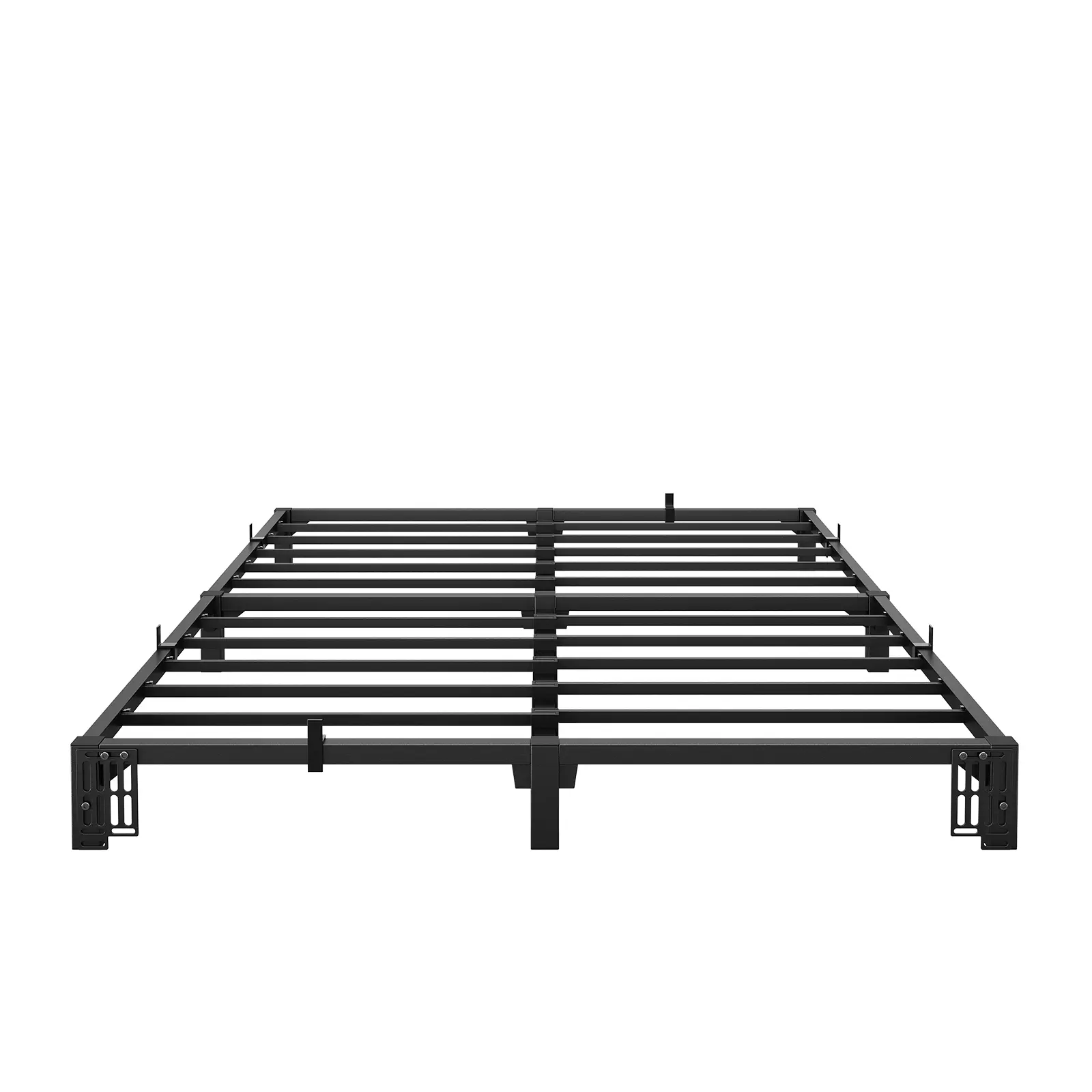 Heavy Duty & Noise-Free Support - Full Size Metal Platform Bed Frame - 6 Inch High, 800 lbs Capacity, Tool-Complimentary Assembly, Underbed Storage, No Box Spring Needed, Reinforced Steel Slats, Minimalist Modern Style