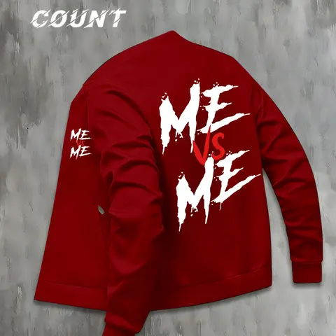 Men's Graffiti Print Baseball Collar Long Sleeve Classic Casual Jacket, Loose Fit, Wrinkle-Resistant Breathable Fabric, American Street Style, Spring Fall Zipper Outerwear