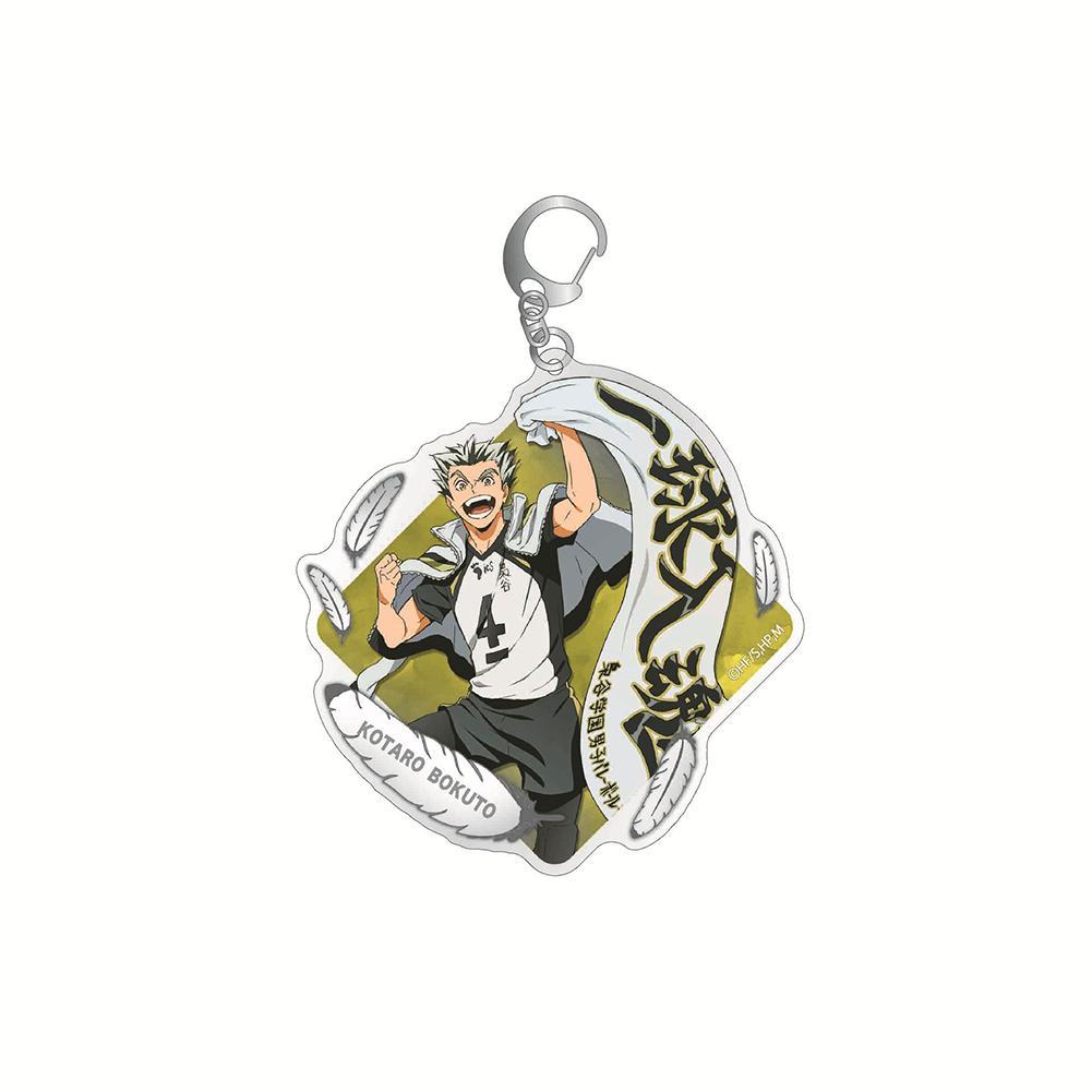 Anime peripherals Keychain Accessories Shoyo Hinata figure Tobio Kageyama Oikawa Tooru Bag Pendant Acrylic Key Ring friends Gift
