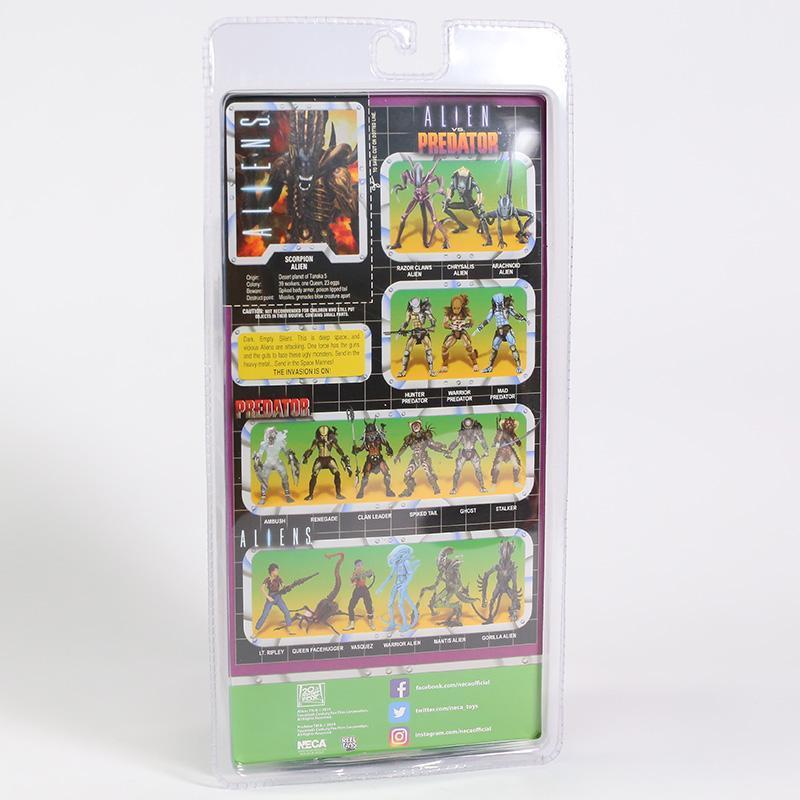 NECA Aliens Xenomorph Warrior Dog Alien Ellen Ripley Weyland Yutani Bishop Colonel Cameron 7"Action Figure Collectible Model Toy popular