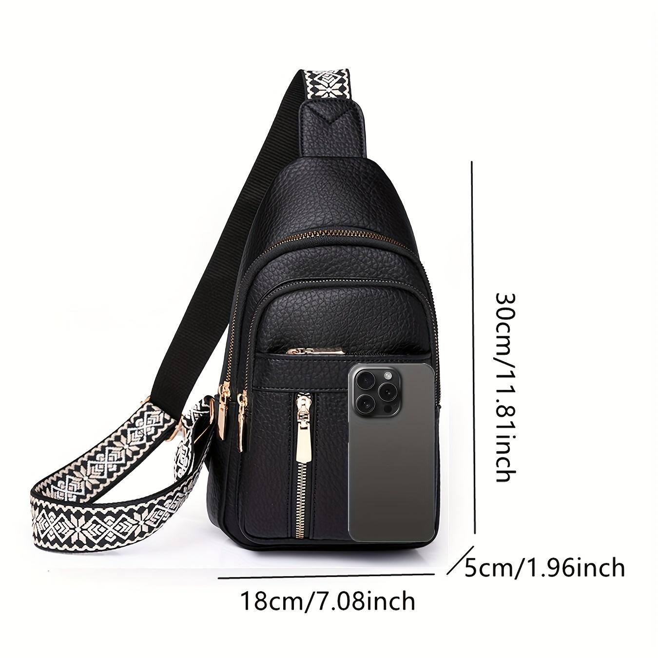 Women's 2026 Solid Color Quilted PU Leather Fanny Pack - Waterproof Waist Bag, Adjustable Crossbody Sling, Casual Zipper Chest Belt, Lightweight Daily Accessory, Mother's Day Gifts for Women