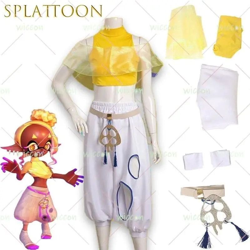 Halloween Costumes Splatooning Callie Marie Frye Shiver Dress Jumpsuit Cosplay CostumeOutfits Carnival Party Disguise Suit Acces