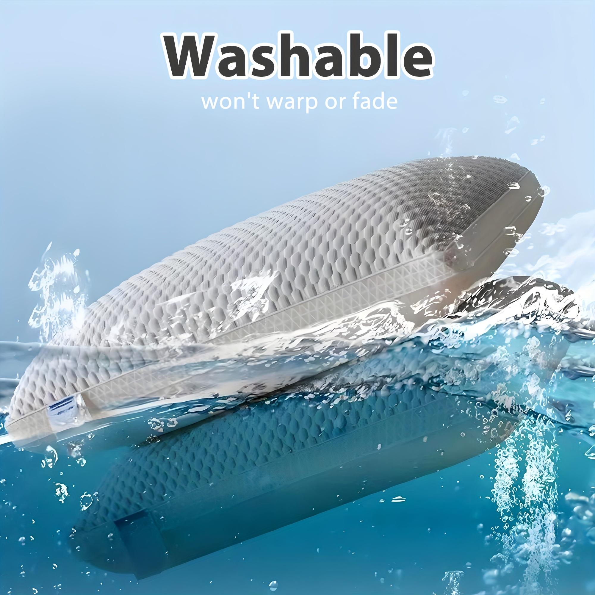 2pcs Cooling Pillows with Massage Beads, Side Sleeper Pillow, Pillows Queen Size Set Of 2 - Soft Bed Pillows for Sleeping 2pcs, Fluffy And Supportive, Hotel Quality, Back Sleepers, Suitable for Bedrooms, Dormitories, Etc.