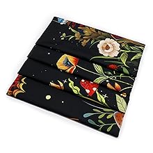 Orange Butterfly Tapestry Retro Floral Flower Tapestry Moon Phase Tapestry Aesthetic Vintage Boho Wall Tapestry Botanical Mushroom Tapestry Wall Hanging for Bedroom