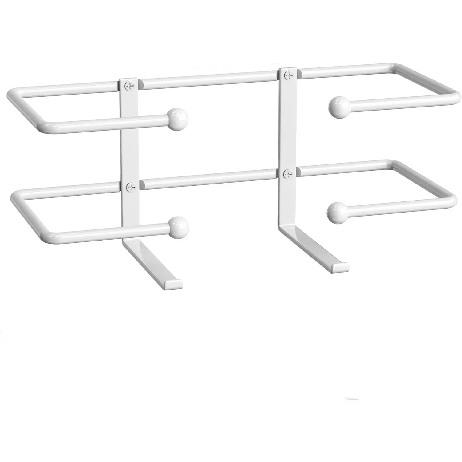 Glove Box Dispenser Wall Mount: White Glove Holder Organizer for Disposable Glove Box & Tissue Box - Glove Organizer  Wall in Lab, Kitchen, Bathroom, Garage
