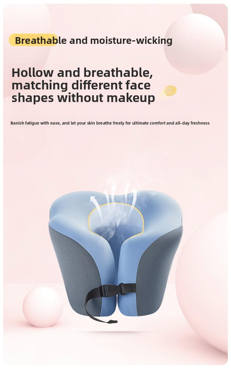 Office U-shaped Nap Pillow Multifunctional Tool for Students to Sleep on Stomach at Desk During Lunch Breaks with 6 Major Functional Areas