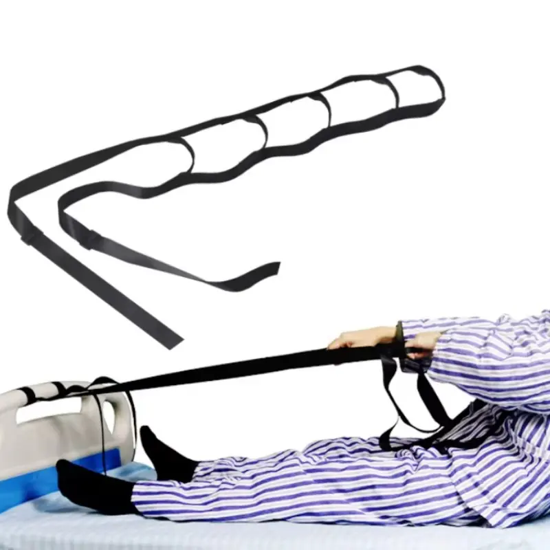 Polyester Lifting Aid Strap for Elderly Care, Bed Assistance, Patient Traction, Adjustable Pull Strap for Disabled People, Medical Equipment, Durable