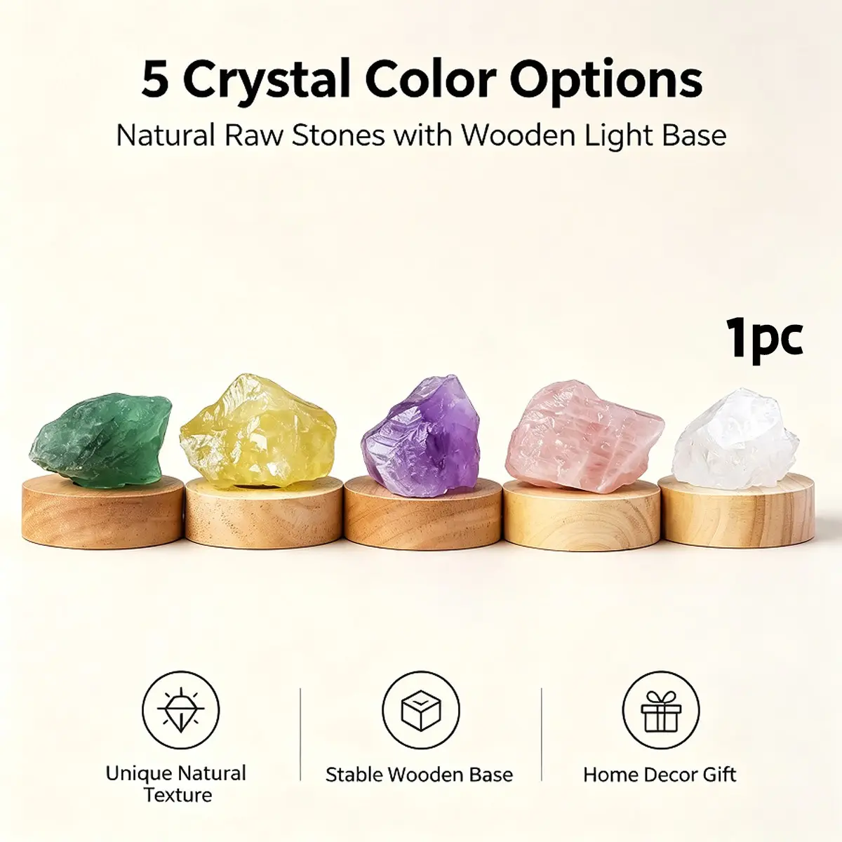 Natural Raw Amethyst Cluster Crystal DIY Lamp, Reiki Healing Mineral Specimen Night Light, Spiritual Home Decor, Crystal Collection Ornament