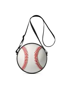 2D Printed Lightweight Crossbody Bag with Baseball Pattern, Multi-way Wear, Perfect Gift for Women, Suitable for Commute, Outdoor, Travel, Leisure & Campus