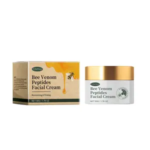 Bee Venom Peptides Facial Cream, Reduces Fine Lines, Tightens Skin, Hydrates, Moisturizes, Nourishing Face Care