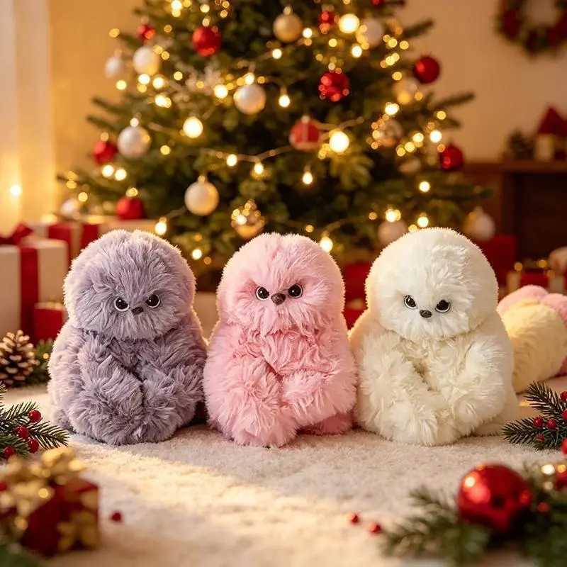 Plush Owl Doll - Unisex Interactive Toy with Cute Look, Owl Shape, Plush Fabric, Singing, Head-Turning, Speech-Learning Features for Children's Educational Growth Gifts